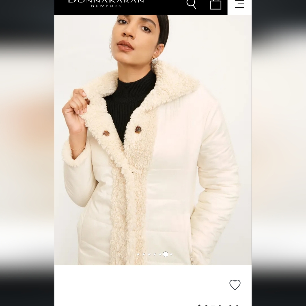 Donna Karen reversible shera midi jacket - Picture 9 of 11
